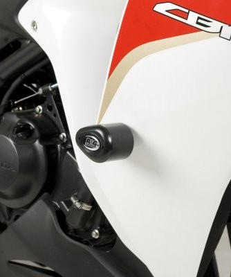 Aero padací chrániče R&G Racing pro motocykly HONDA CBR250R ('11), černé